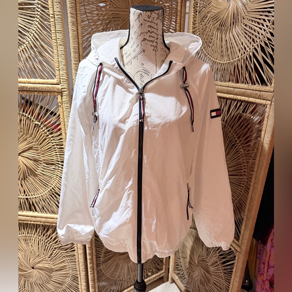 Tommy Hilfiger Women's White Utility Jacket